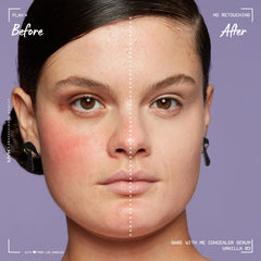NYX Bare With Me Concealer Serum vanilla packaging close-up.