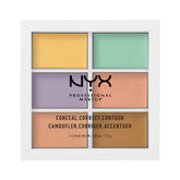NYX Professional Makeup Color Correcting Concealer Palette—six shades for customizable coverage and correction