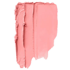 NYX Matte Lipstick Pale Pink lip swatch highlights blue-toned pink shade.