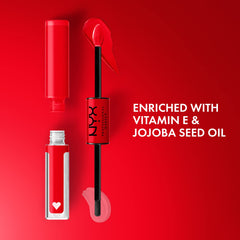 NYX Shine Loud top coat adds reflective non-sticky shine for glassy finish
