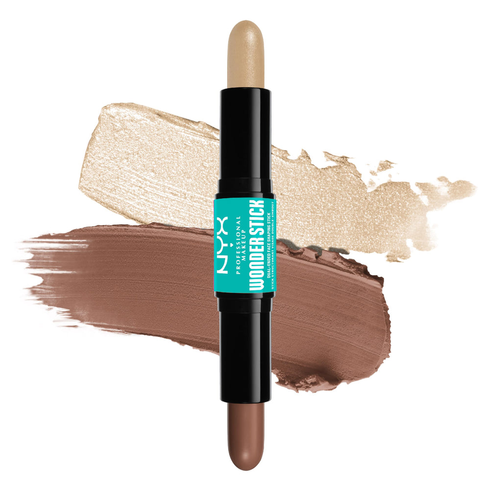 NYX Wonder Stick Universal Light packaging shows dual-ended contour and highlight for easy shaping.