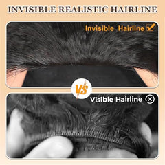 NZINZI kinky straight half wig 180 percent density adds fullness and breathable comfort
