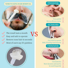 OAKEER nose wax stick applicators ready for precise hair removal