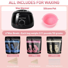 Oakeer upgraded-wax-beans deliver smoother hair removal with consistent temperature