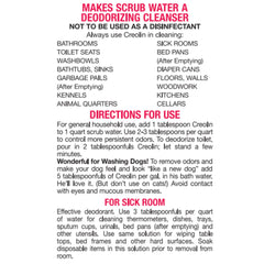 OAKHURST Creolin used in kennels to manage tough odors with a strong cleaner.