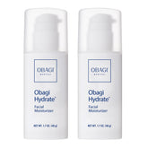 Obagi Hydrate facial moisturizer packshot 2-pack showcases long-lasting hydration for daily use.