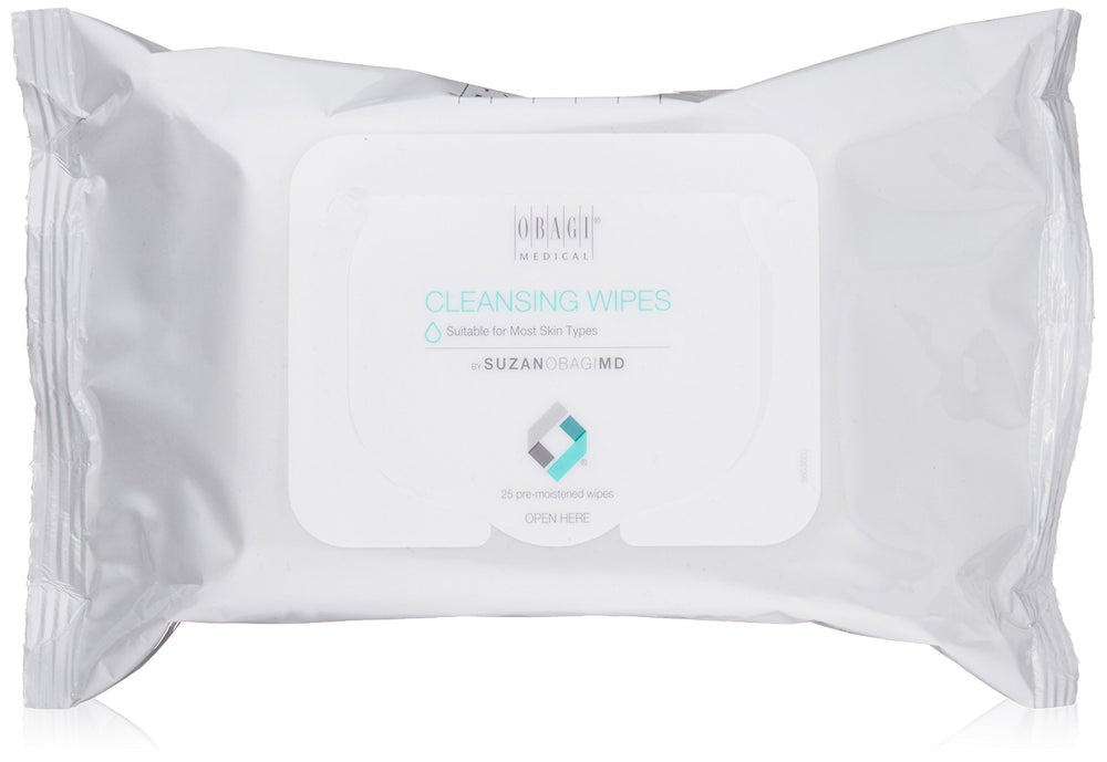 Obagi Medical On the Go Wipes packaging for travel and quick refresh.