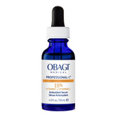 Obagi Medical Professional-C 15% serum bottle closeup for brightening routine