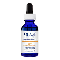 Obagi Medical Professional-C 15% serum bottle closeup for brightening routine