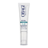 Obagi Medical Retinol 1.0 Cream bottle close-up showing premium formula for smoother skin texture.