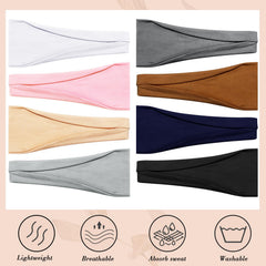obeoby headbands with knotted design worn front or back for different looks