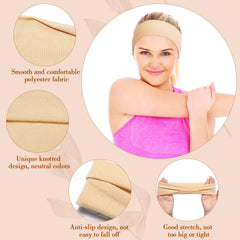 obeoby headbands feature non-slip elastic lining for secure fit during activity