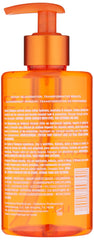 Obliphica Professional Seaberry Shampoo lather shown during gentle cleansing for fine to medium hair