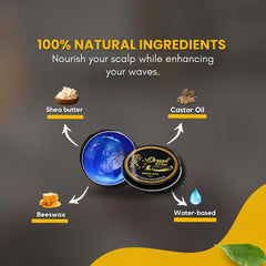 Easy wash-off of Ocean View Deep Waves Pomade with no residue left.