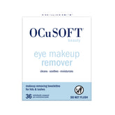 OCuSOFT eye makeup remover towelettes pack for on-the-go cleansing.