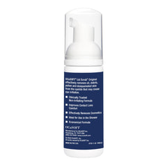 OCuSOFT Cleanser bottle label detail highlights safe, non-irritating daily-use formula