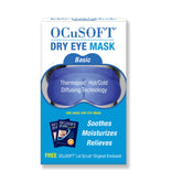 OCuSOFT Dry Eye Mask Basic packaging shows compact storage for convenient relief sessions