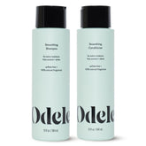 Odele Smoothing Shampoo and Conditioner bottles showcasing their sleek design.