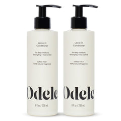 Odele Vegan Leave-In Conditioner bottle offers lightweight moisture for all hair types.