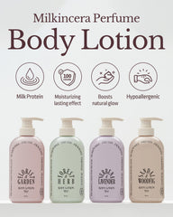 ODID Milk in Cera fig sandalwood scent evokes cozy, comforting aromatics.