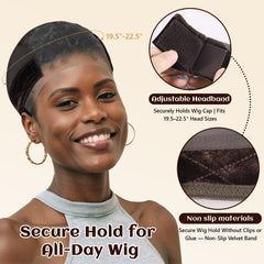 OFBIC lace wig cap 4x5 transparent lace front blends naturally