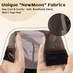 OFBIC lace wig cap with C-shaped ear cutouts for comfort