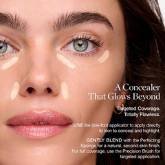 Ogee Complexion Perfecting Concealer Cedar 1.20C applicator close-up enables precise coverage.