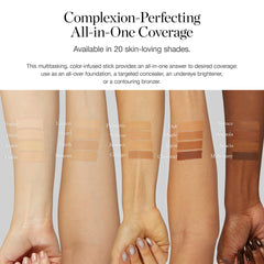 Ogee swatch on arm demonstrates shade Aspen 1.0W warmth