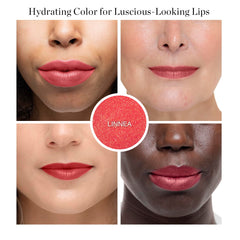 Ogee Linnea lip oil tube closeup highlights sleek applicator and nourishing ingredients