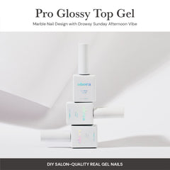 ohora gel nail care kit contents spread with wraps and tools for quick at-home manicure
