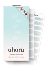 ohora n bubble bomb pack closeup shows 30 wraps and size range for versatile nails