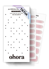 ohora N Clean Girl pink jelly wraps ready-to-wear pack for bold nails