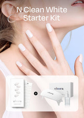 Ohora N Clean White Starter Kit UV/LED lamp enables quick, salon-style cures at home.