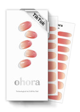 ohora nail strips red ombre packaging offers easy at-home salon-like nails