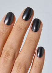 ohora nail wraps n-boba chrome collection close-up vibrant chrome finish