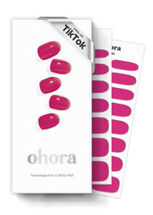 Ohora láminas uñas N Tint rojizo con acabado gel duradero