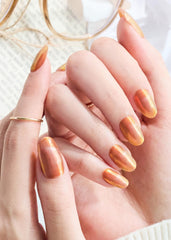 ohora gel nail wraps close-up—15 sizes for a precise fit.
