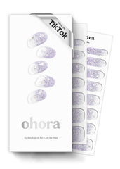 ohora Shooting Star purple glitter close-up for salon-like sparkle