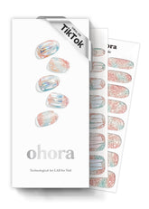 Ohora semi cured nail strips Newtro No.1 box ready for salon-worthy nails.