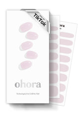ohora semi-cured nail strips packaging shows complete at-home salon kit.