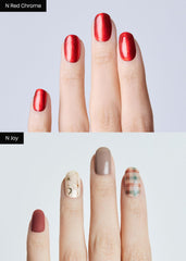ohora semi cured gel nail strips close-up demonstrates salon-quality at-home manicure