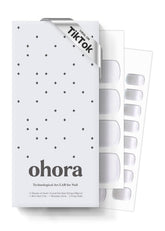 ohora semi cured gel pedi strips moonriver box display for easy at-home manicure