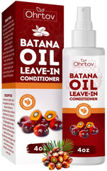 Ohrtov Batana Leave-In Conditioner bottle for lightweight daily hair nourishment.