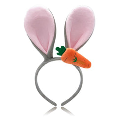 OIWLCI Bunny Ears Headband plush close-up for cute cosplay looks