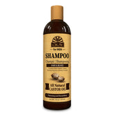 OKAY for MEN Castor Oil Shampoo bottle front, showcasing hydrating formula.