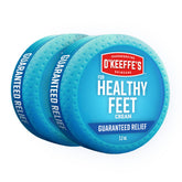 O'Keeffe's Healthy Feet jar close-up showing concentrated moisture protection