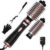 OKWRAP 3-in-1 rotating brush front view for a smooth salon-style blowout