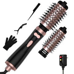 OKWRAP 3-in-1 rotating brush front view for a smooth salon-style blowout