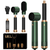 OKWRAP 5-in-1 blow dryer brush front view for quick, even styling