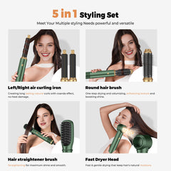 OKWRAP Coanda technology air-curler shows efficient curling with strong airflow for smooth wraps.